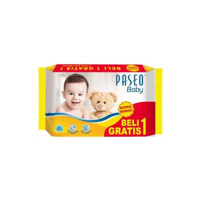 Paseo Baby Wipes With Chamomile  50 sheets BOGOF - Kuning