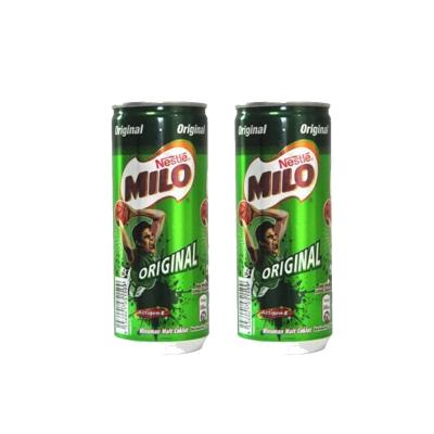 Milo Minuman Cokelat 240ml Kaleng - Bundle 2