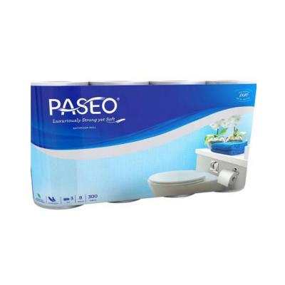 PASEO TISSUE WHITE BATHROOM 8 ROLL 300'S