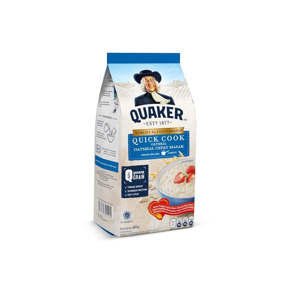 Quaker Oatmeal Instant 800gr (BLUE)